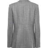 Giacca sartoriale monopetto in flanella 79AAQ509 N0615825 GENNY 
