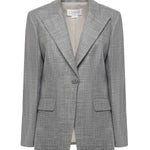 Giacca sartoriale monopetto in flanella 79AAQ509 N0615825 GENNY 