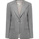 Giacca sartoriale monopetto in flanella 79AAQ509 N0615825 GENNY 