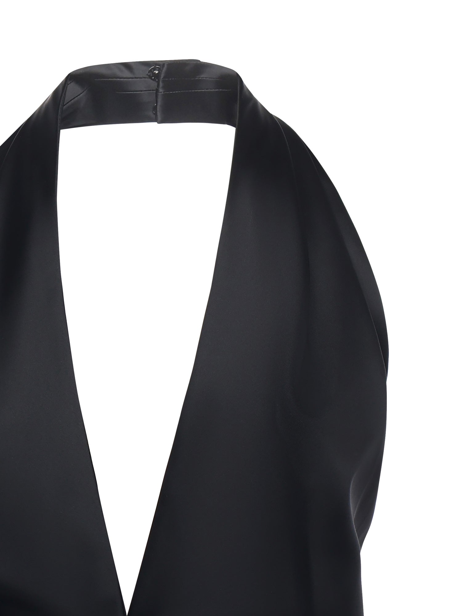 Top incrociato in satin 79AJM692 N0451899 GENNY 