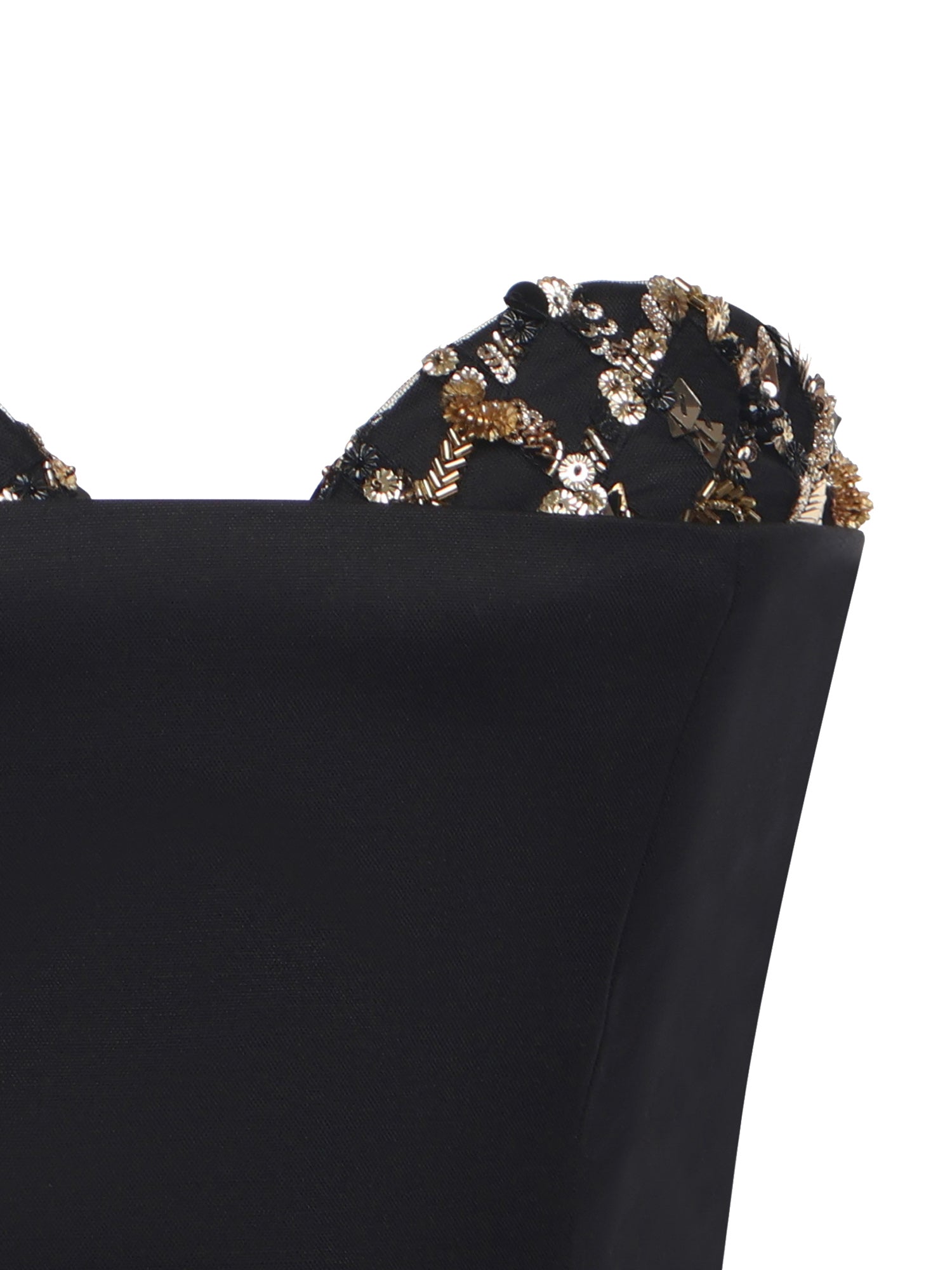 Abito midi con ricamo gioiello 79AJO473 N0278899 GENNY 