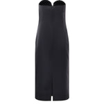 Abito midi con ricamo gioiello 79AJO473 N0278899 GENNY 
