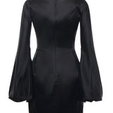 Mini abito con scollo a V 79AJOC66 N0451899 GENNY 