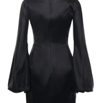 Mini abito con scollo a V 79AJOC66 N0451899 GENNY 