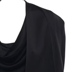 Mantella in satin con drappeggio 79AJQ552 N0707899 GENNY 