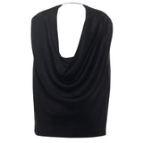 Mantella in satin con drappeggio 79AJQ552 N0707899 GENNY 
