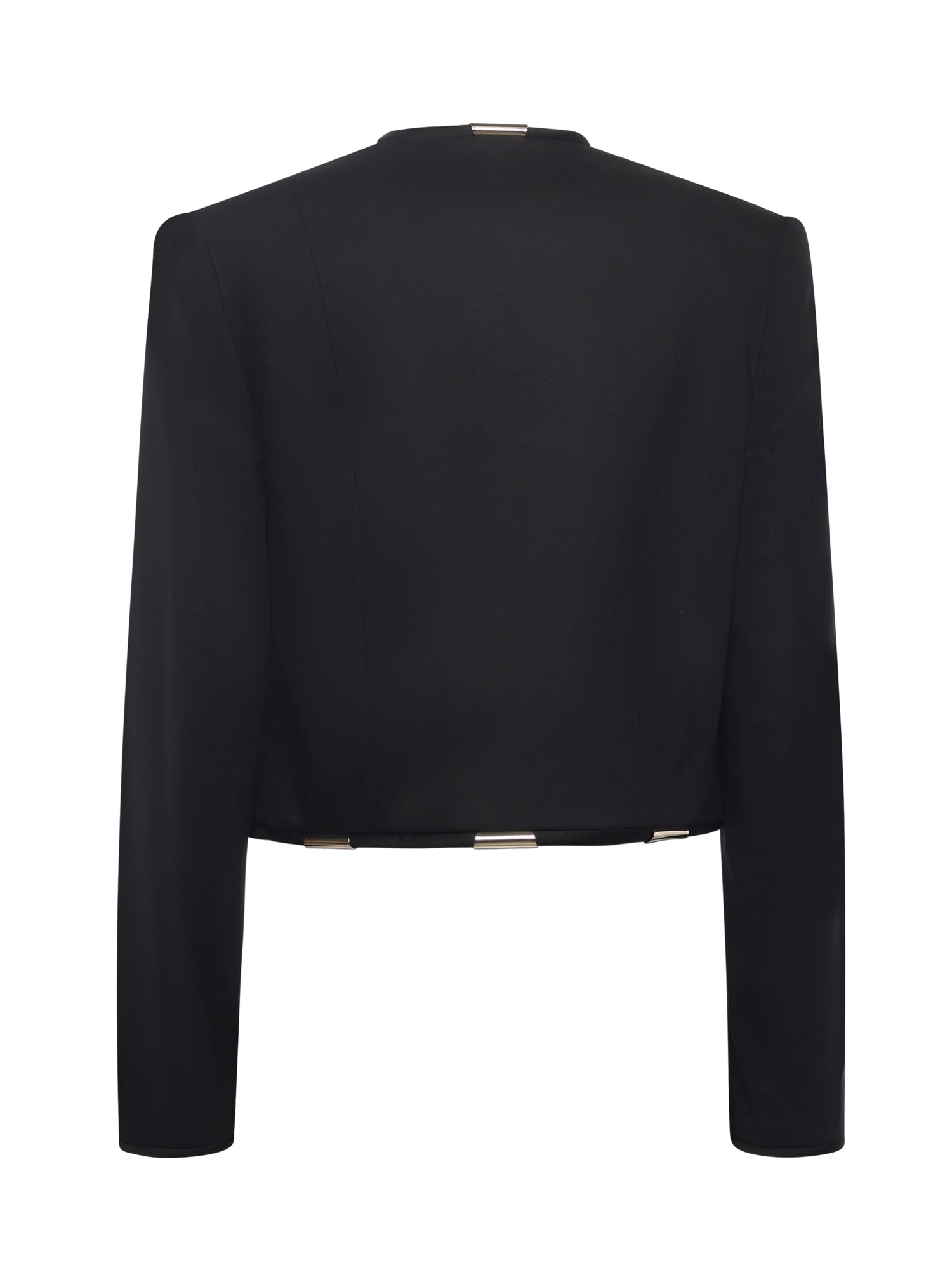 Giacca cropped con dettagli metallci 79AJQ554 N0278899 GENNY 