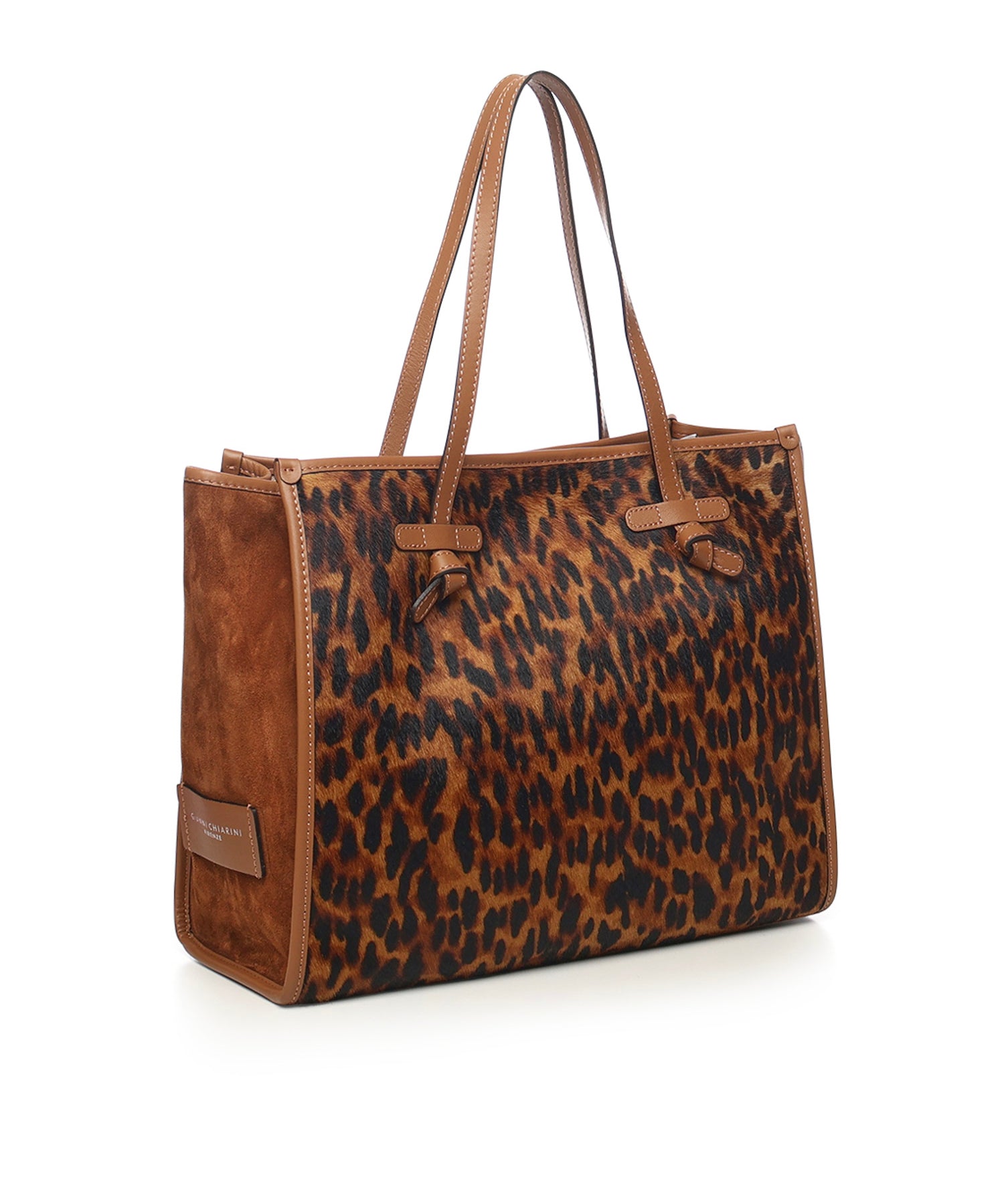 Borsa shopping Marcella in pelle con stampa BS12120 064 GIANNI CHIARINI 