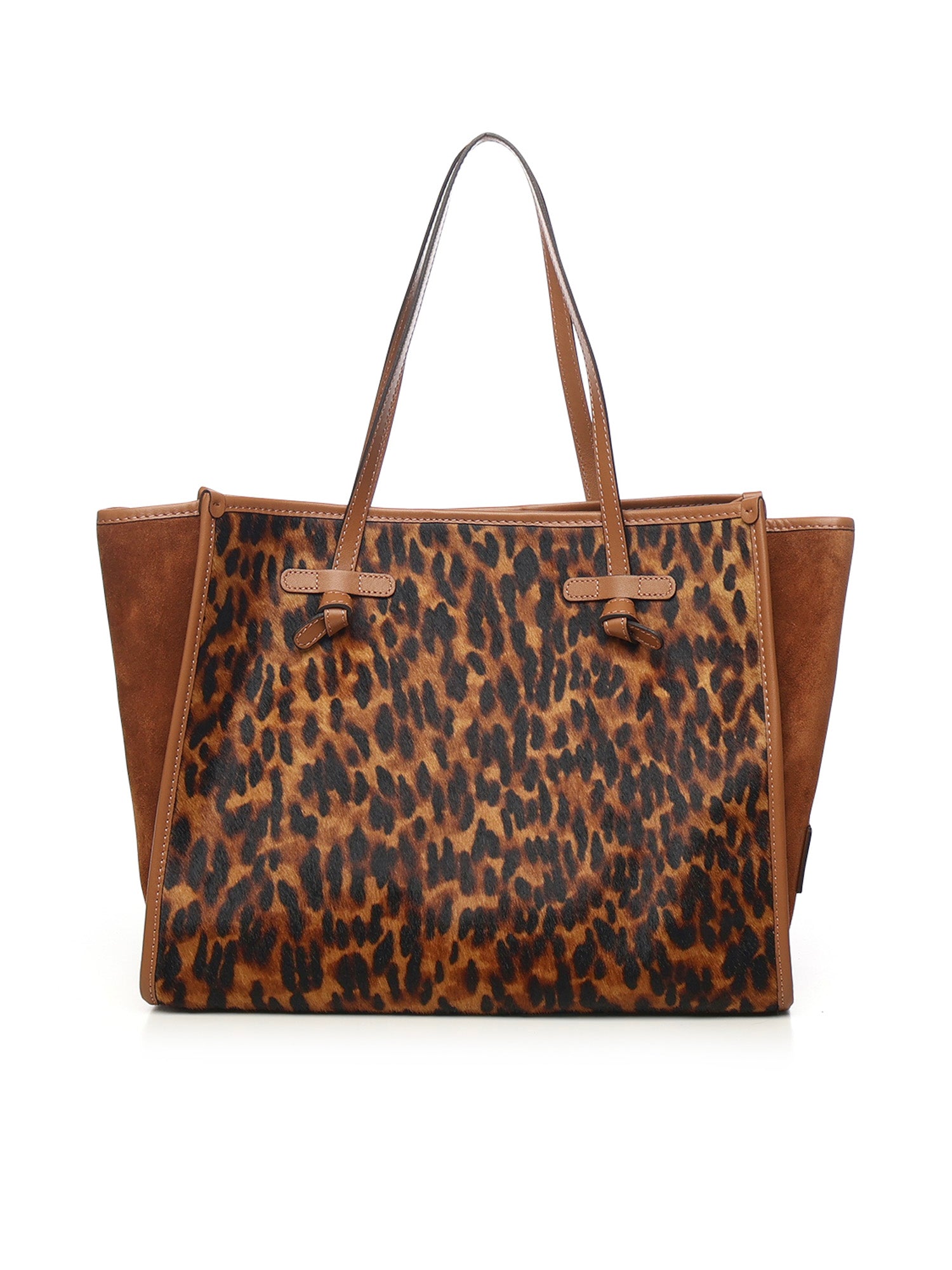 Borsa shopping Marcella in pelle con stampa BS12120 064 GIANNI CHIARINI 
