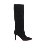 Stivali in camoscio G80626 85RICC45NERO GIANVITO ROSSI 