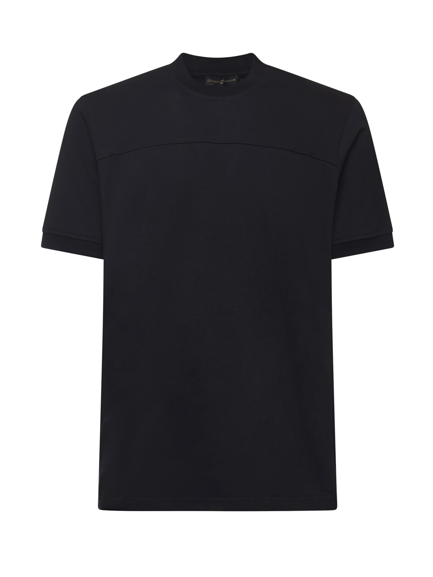 T-shirt Bob in puro cotone<BR/> BOB NERO GIULIANO GALIANO 