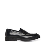 Mocassini Fred in pelle abrasivato<BR/> FRED ABRASIVATONERO GIULIANO GALIANO 