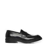 Mocassini Fred in pelle abrasivato<BR/> FRED ABRASIVATONERO GIULIANO GALIANO 