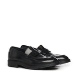 Mocassini Fred in pelle abrasivato<BR/> FRED ABRASIVATONERO GIULIANO GALIANO 