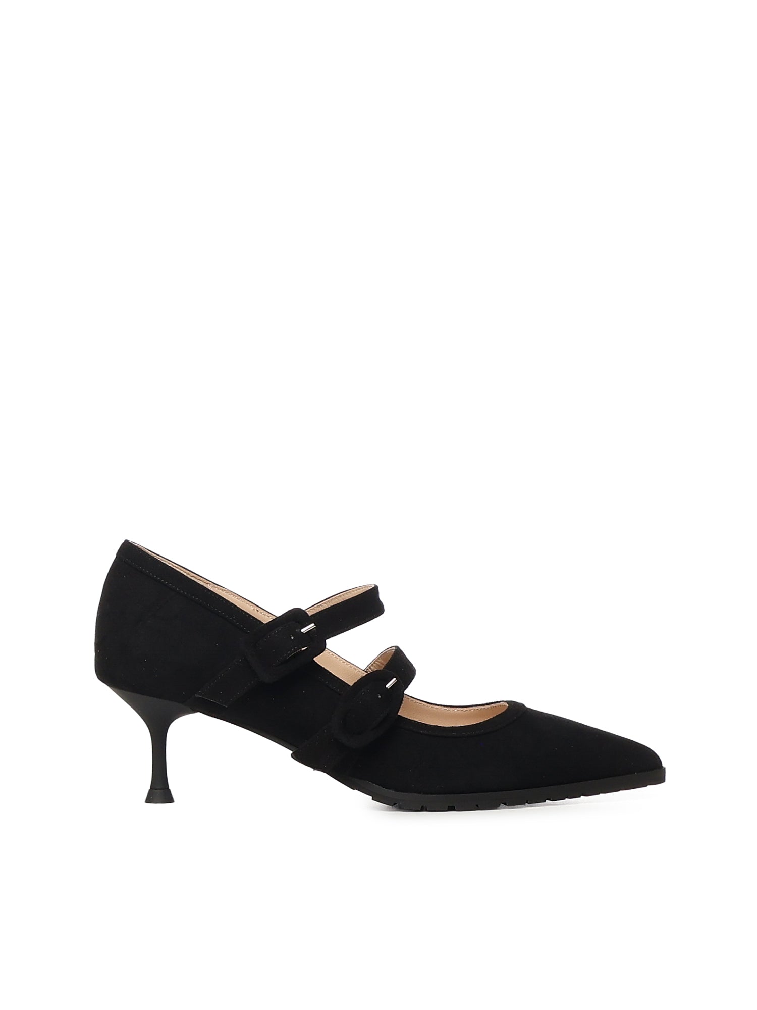Pumps Geluci in camoscio GELUCI CAM. NERO GIULIANO GALIANO 