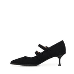 Pumps Geluci in camoscio GELUCI CAM. NERO GIULIANO GALIANO 