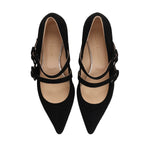 Pumps Geluci in camoscio GELUCI CAM. NERO GIULIANO GALIANO 