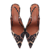 Décolleté slingback Holly in raso stampa animalier HOLLY 90 RASOLEOPARD GIULIANO GALIANO 