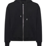 Felpa Hugel con zip HUGEL NERO GIULIANO GALIANO 