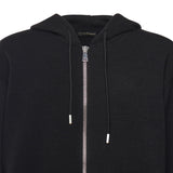 Felpa Hugel con zip HUGEL NERO GIULIANO GALIANO 