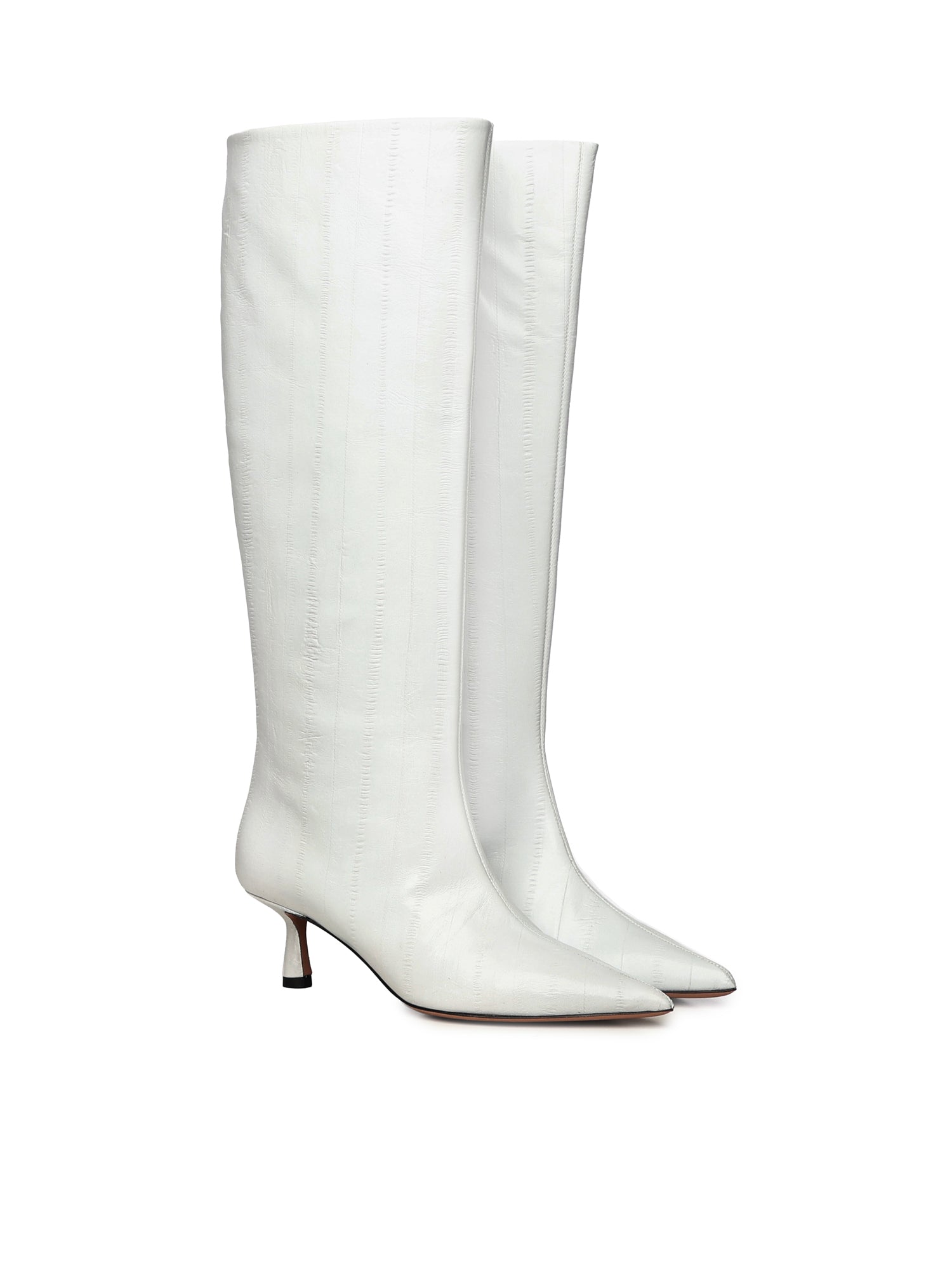 Stivali Jane in pelle<BR/> JANE 50 ANGUILLAGREY GIULIANO GALIANO 