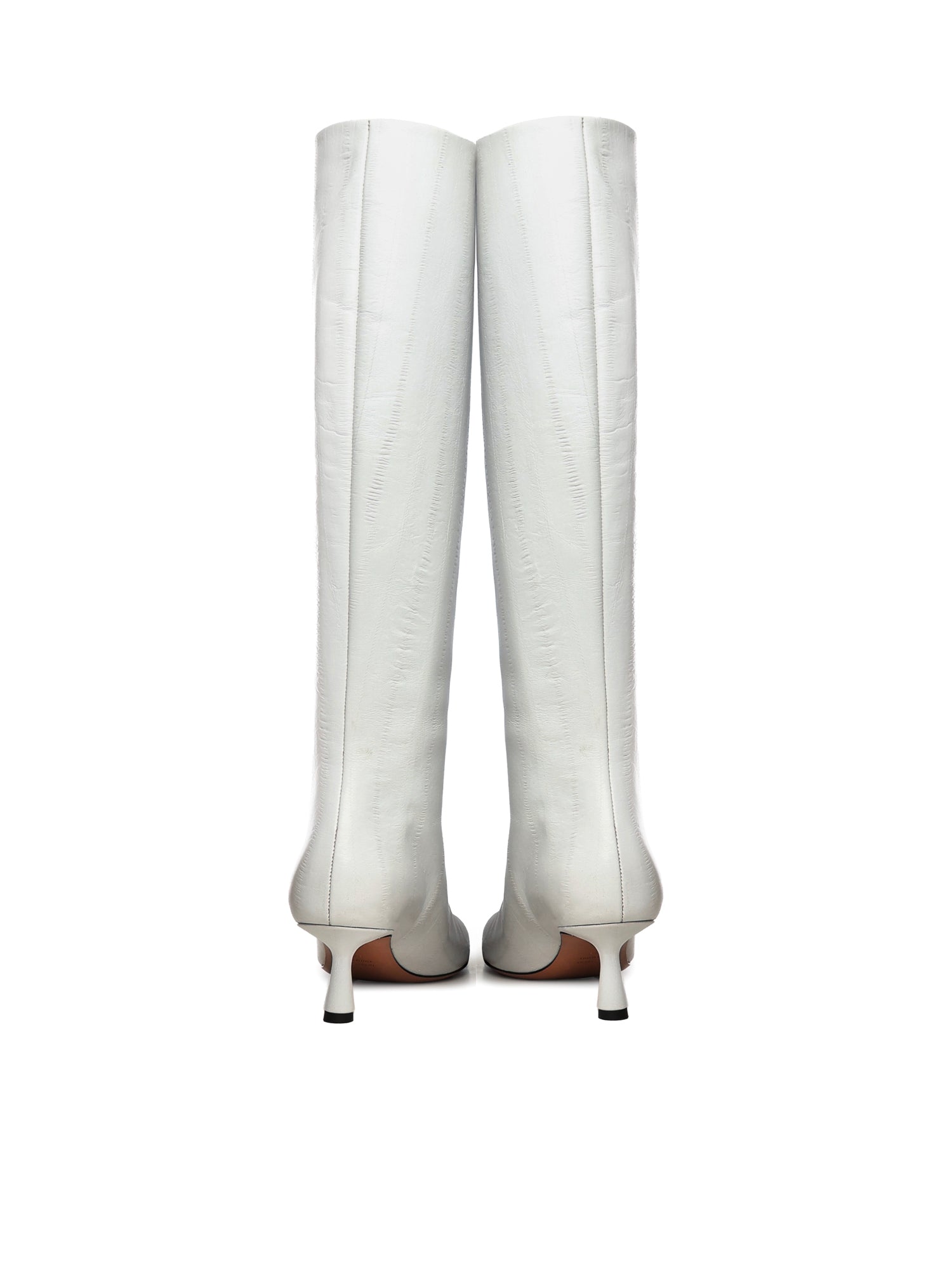 Stivali Jane in pelle<BR/> JANE 50 ANGUILLAGREY GIULIANO GALIANO 