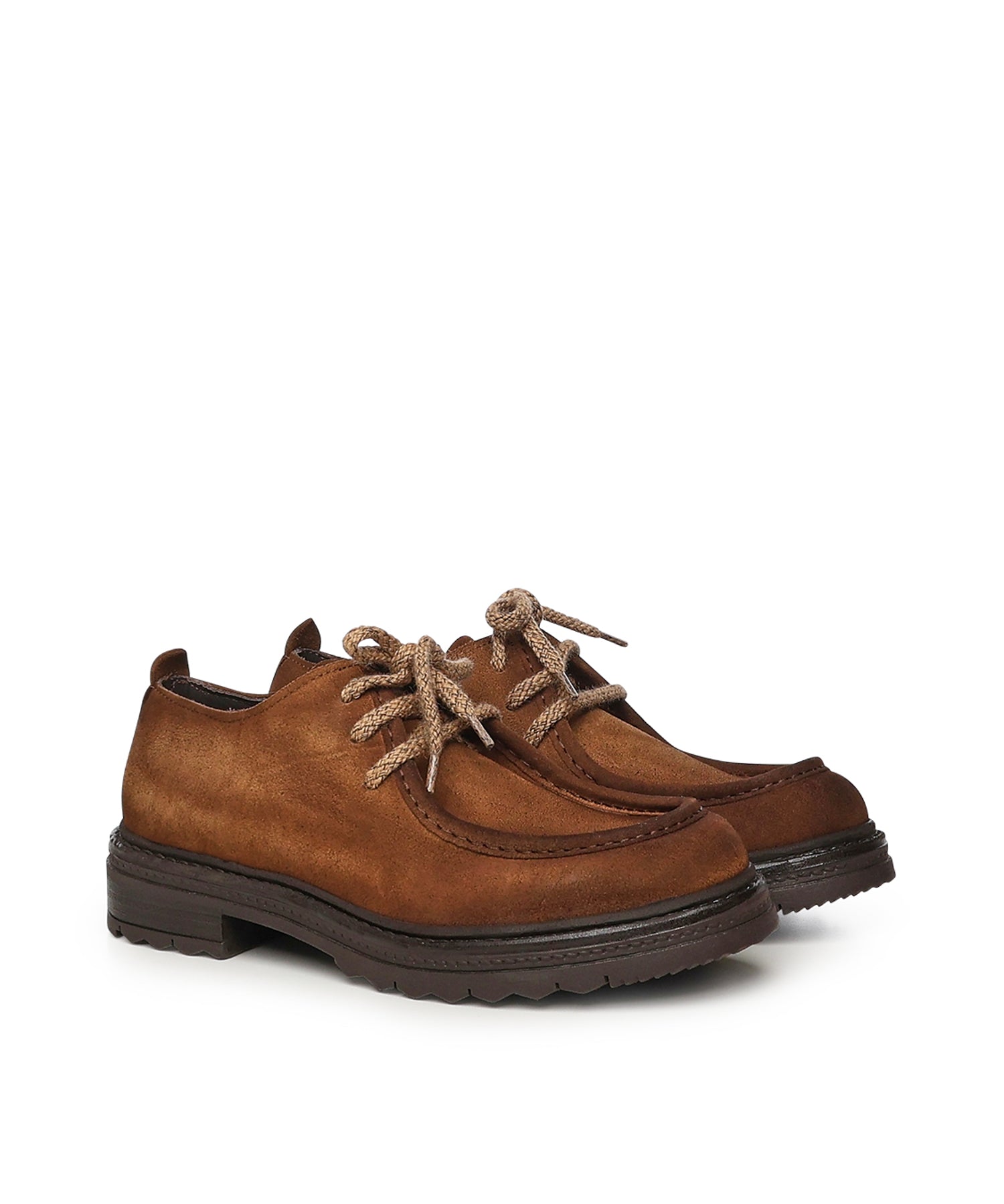 Scarpa stringata Jean in camoscio JEAN VELOURCAMEL GIULIANO GALIANO 