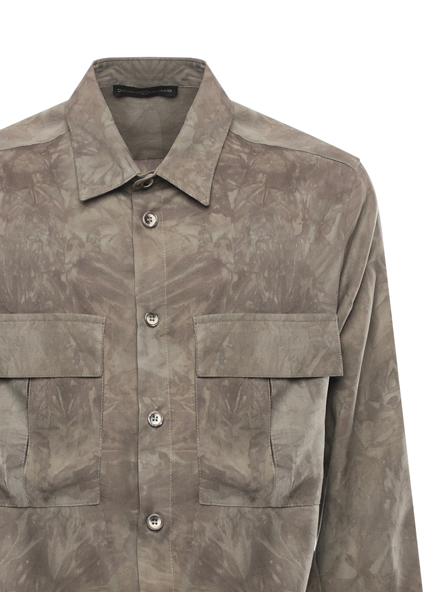 Camicia Kito in viscosa KITO AVORIO GIULIANO GALIANO 