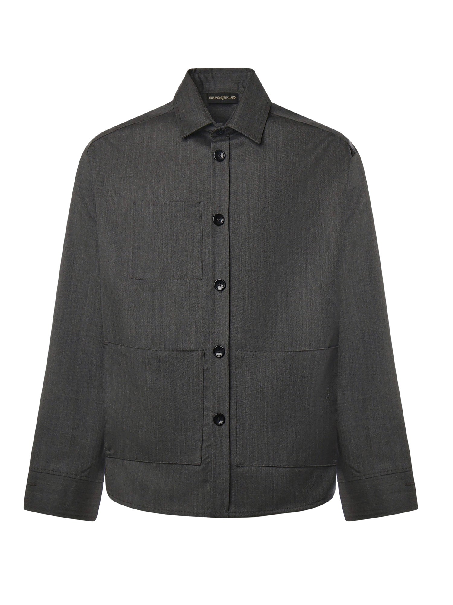 Camicia Tobhias in lana TOBHIAS GRIGIO GIULIANO GALIANO 