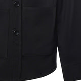 Camicia Tobhias in lana TOBHIAS NERO GIULIANO GALIANO 
