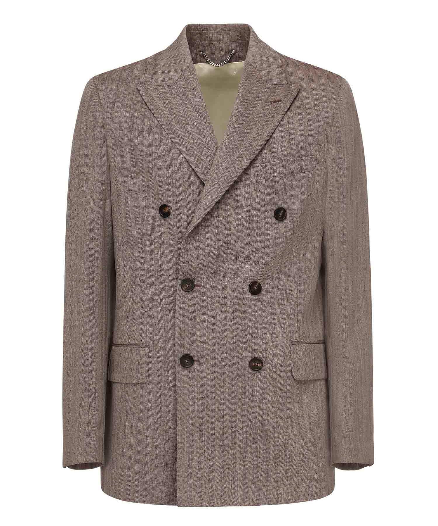 Blazer doppiopetto Journey GMP00835 P00209040190 GOLDEN GOOSE 
