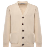 Cardigan con logo GMP00946 P00197255550 GOLDEN GOOSE 