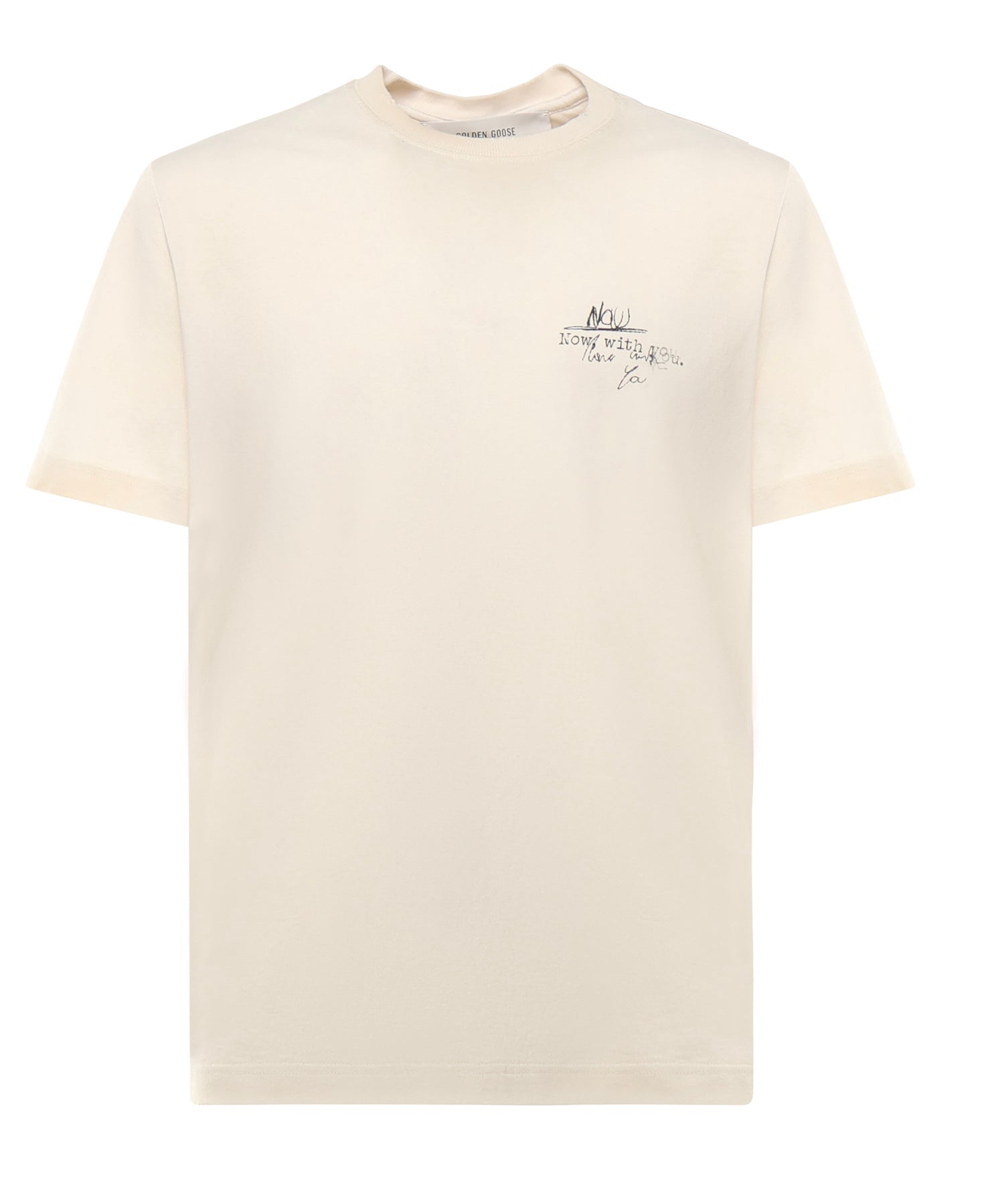 T-shirt Journey's con stampa GMP01220 P00214082432 GOLDEN GOOSE 