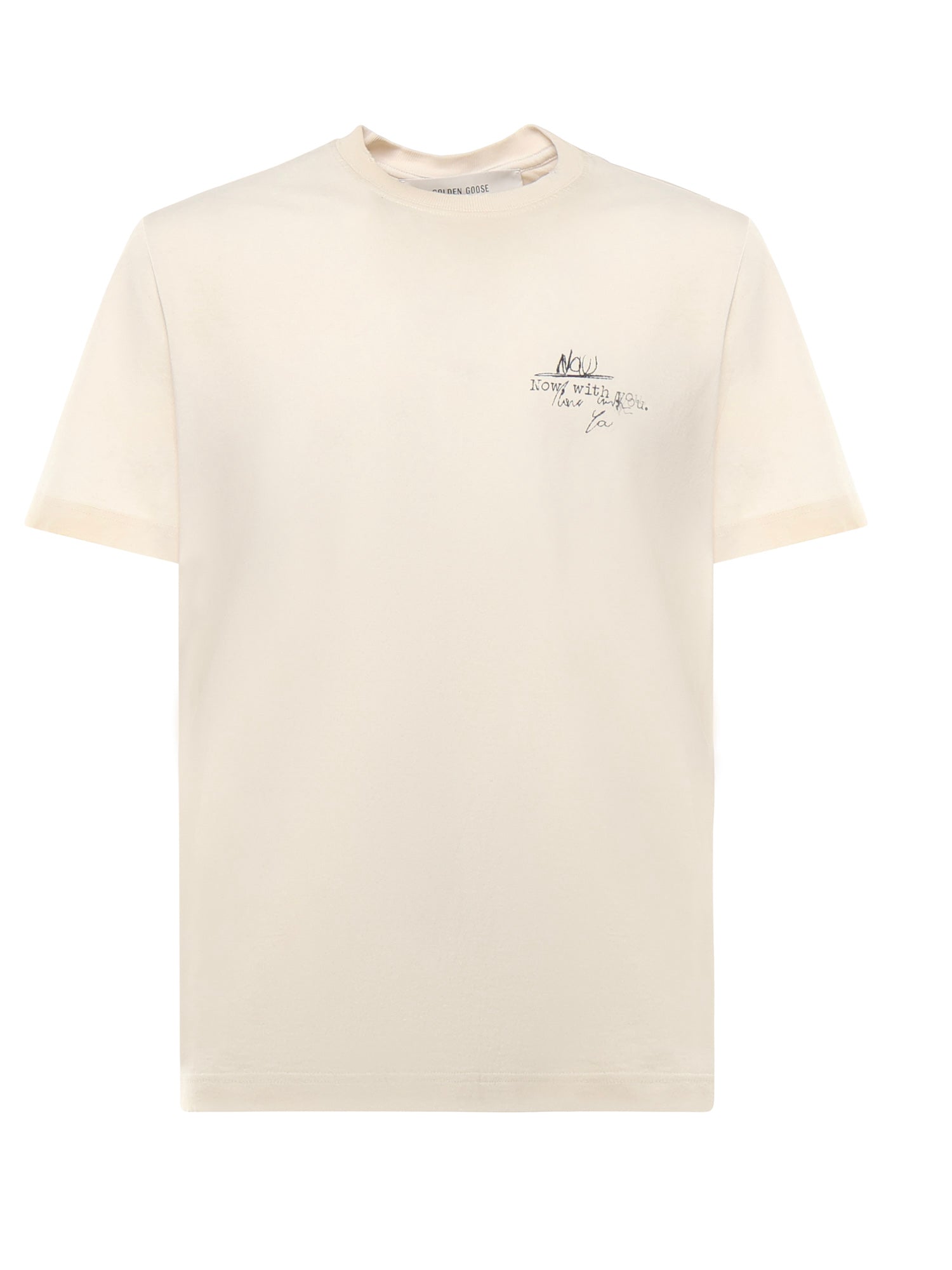 T-shirt Journey's con stampa GMP01220 P00214082432 GOLDEN GOOSE 