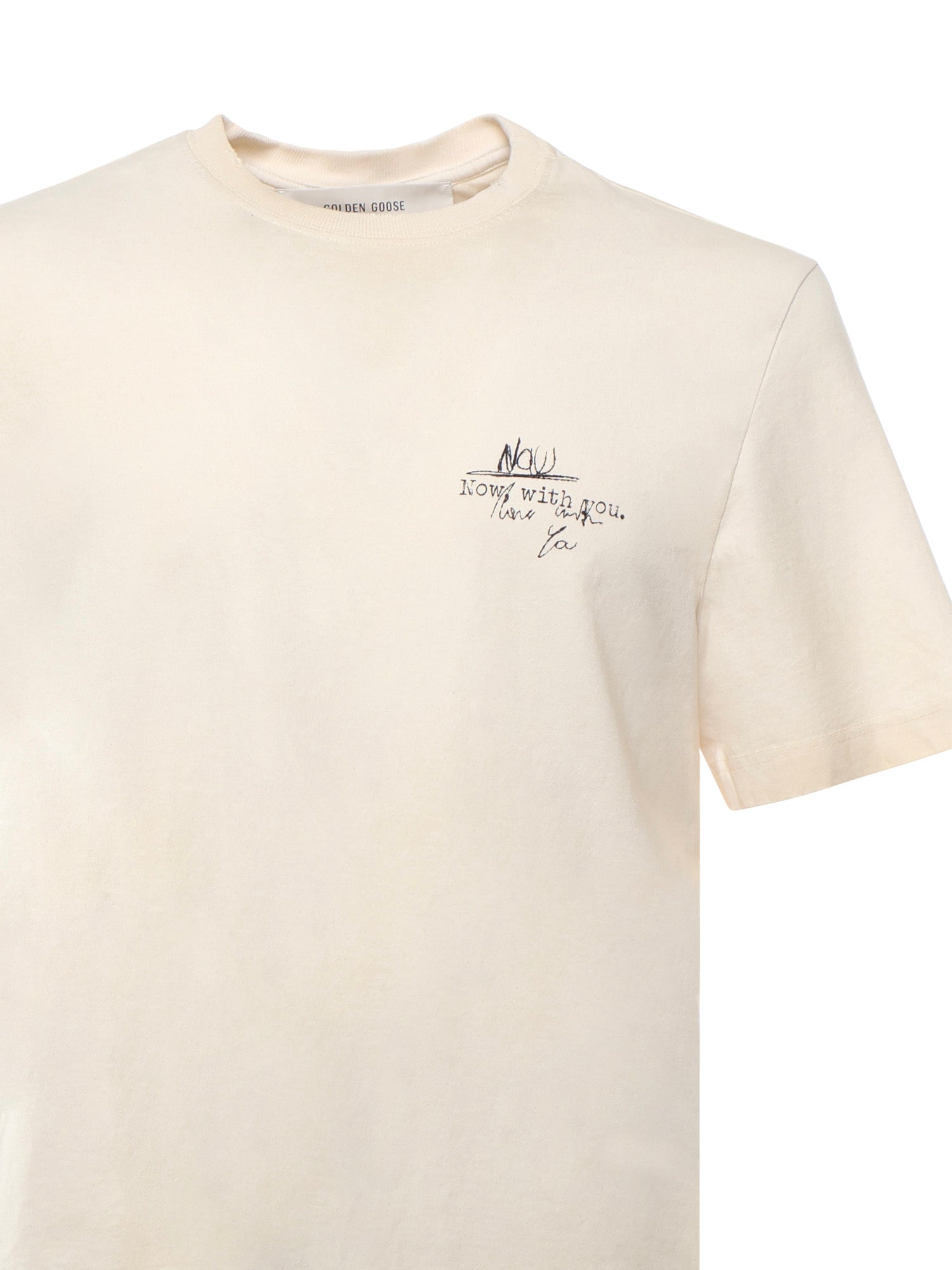 T-shirt Journey's con stampa GMP01220 P00214082432 GOLDEN GOOSE 
