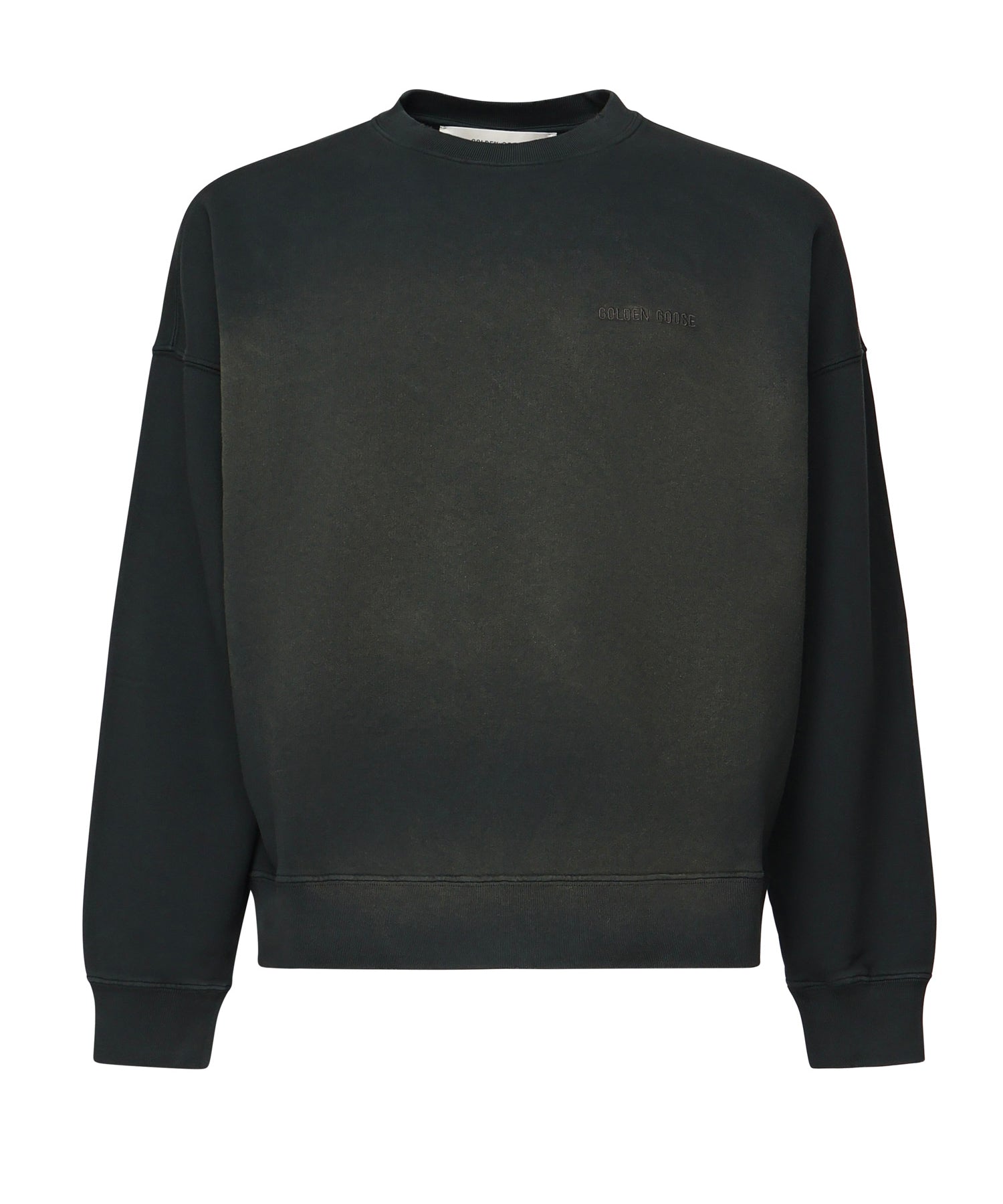 Felpa con ricamo logo GUP01938 P00214690498 GOLDEN GOOSE 