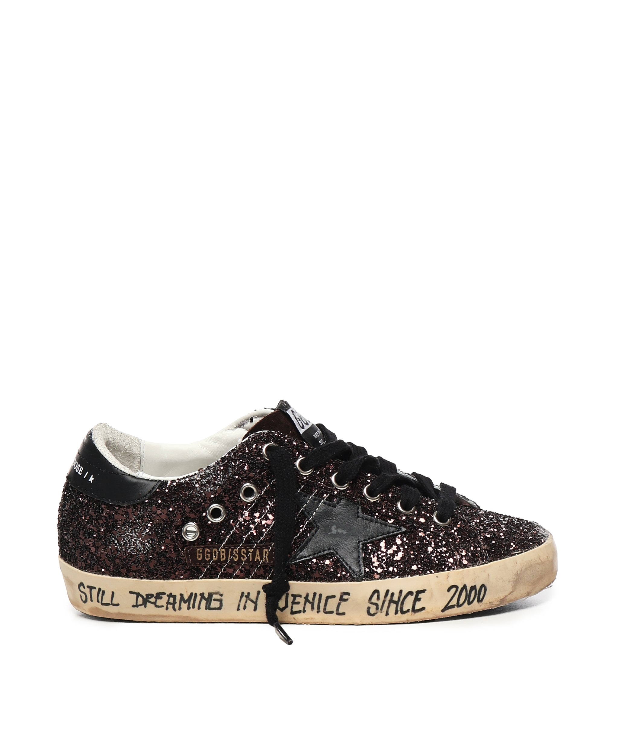 Sneaker Super-Star glitter GWF00101 F00413855523 GOLDEN GOOSE 
