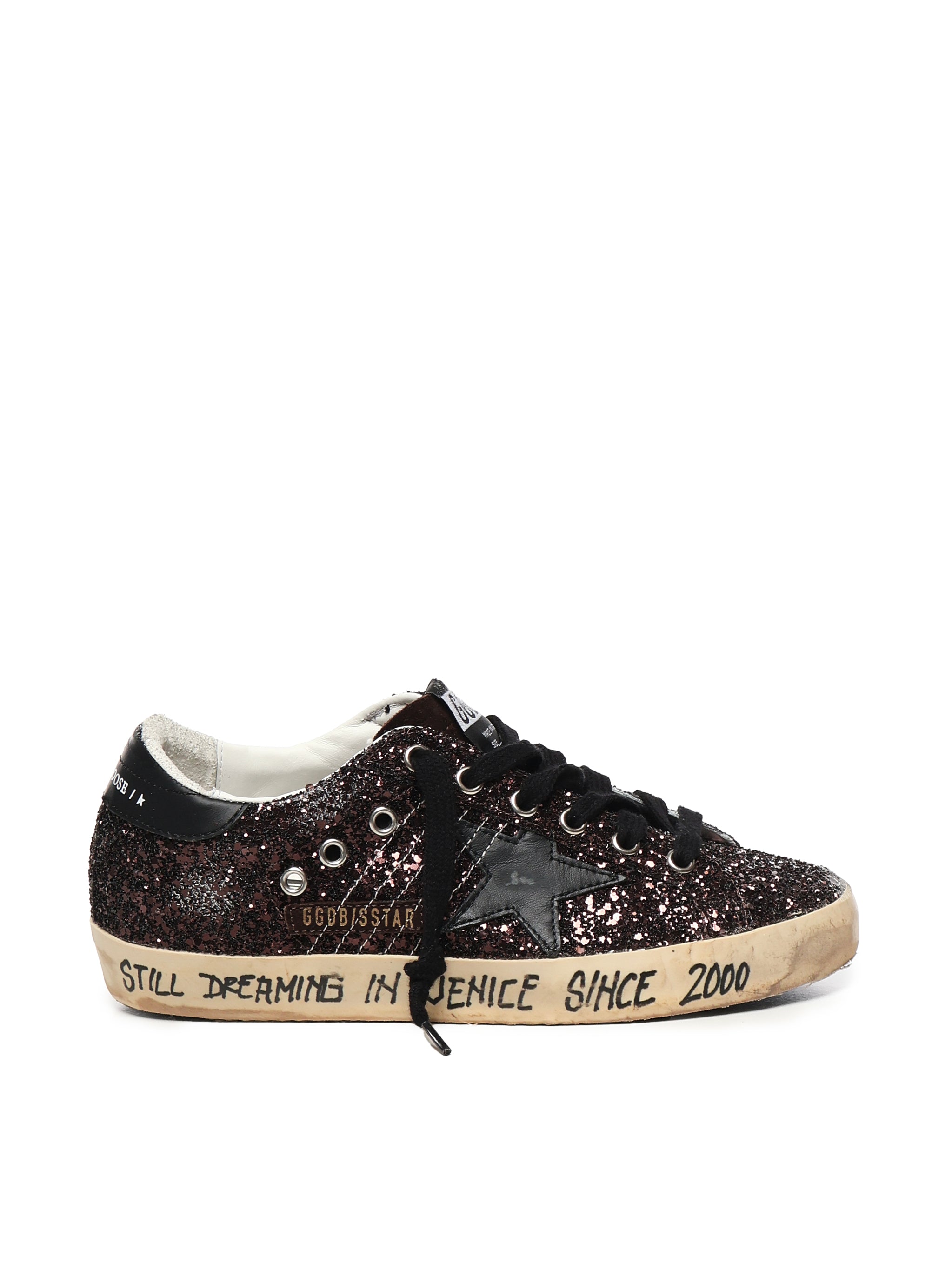 Sneaker Super-Star glitter GWF00101 F00413855523 GOLDEN GOOSE 