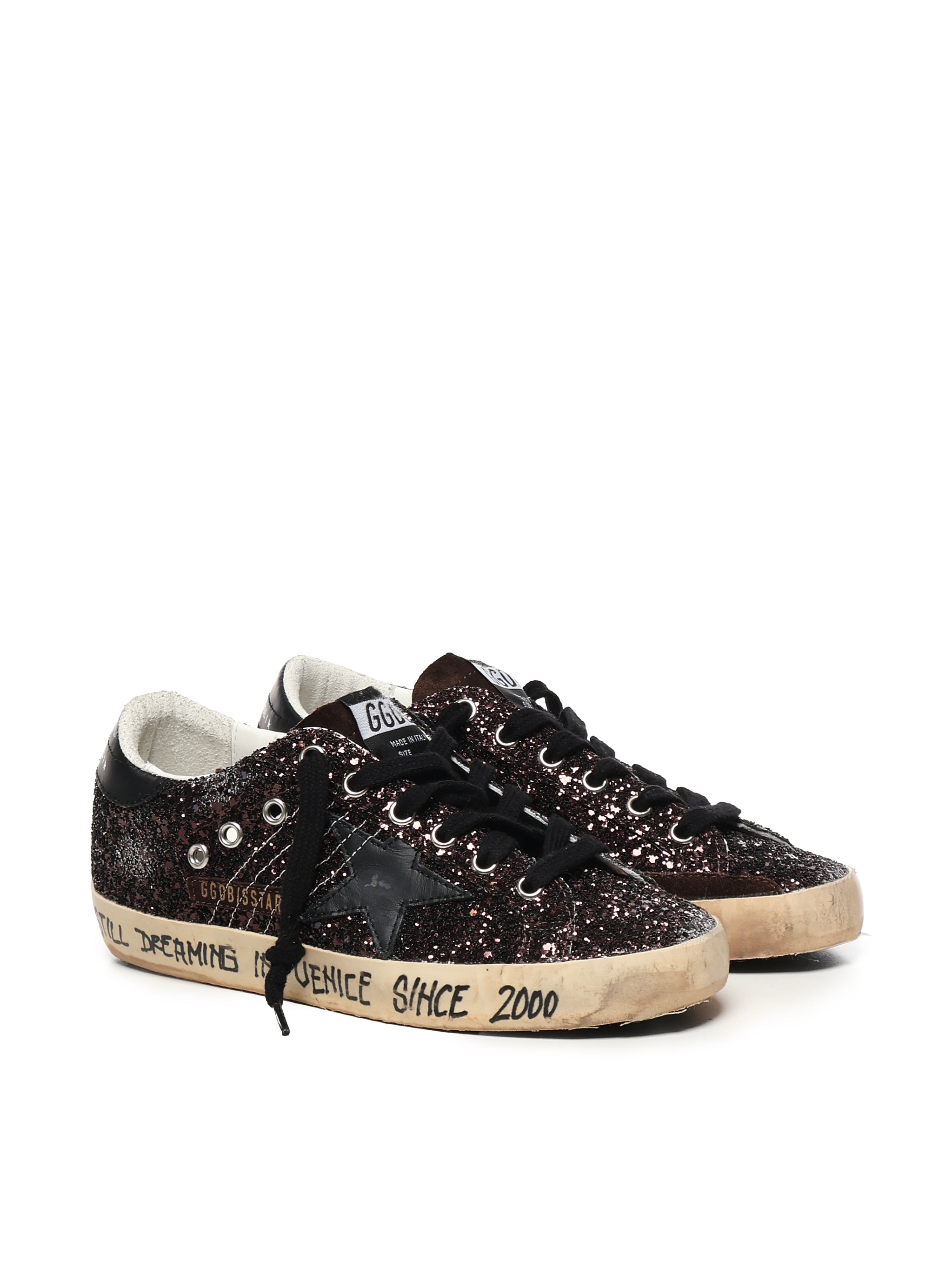Sneaker Super-Star glitter GWF00101 F00413855523 GOLDEN GOOSE 