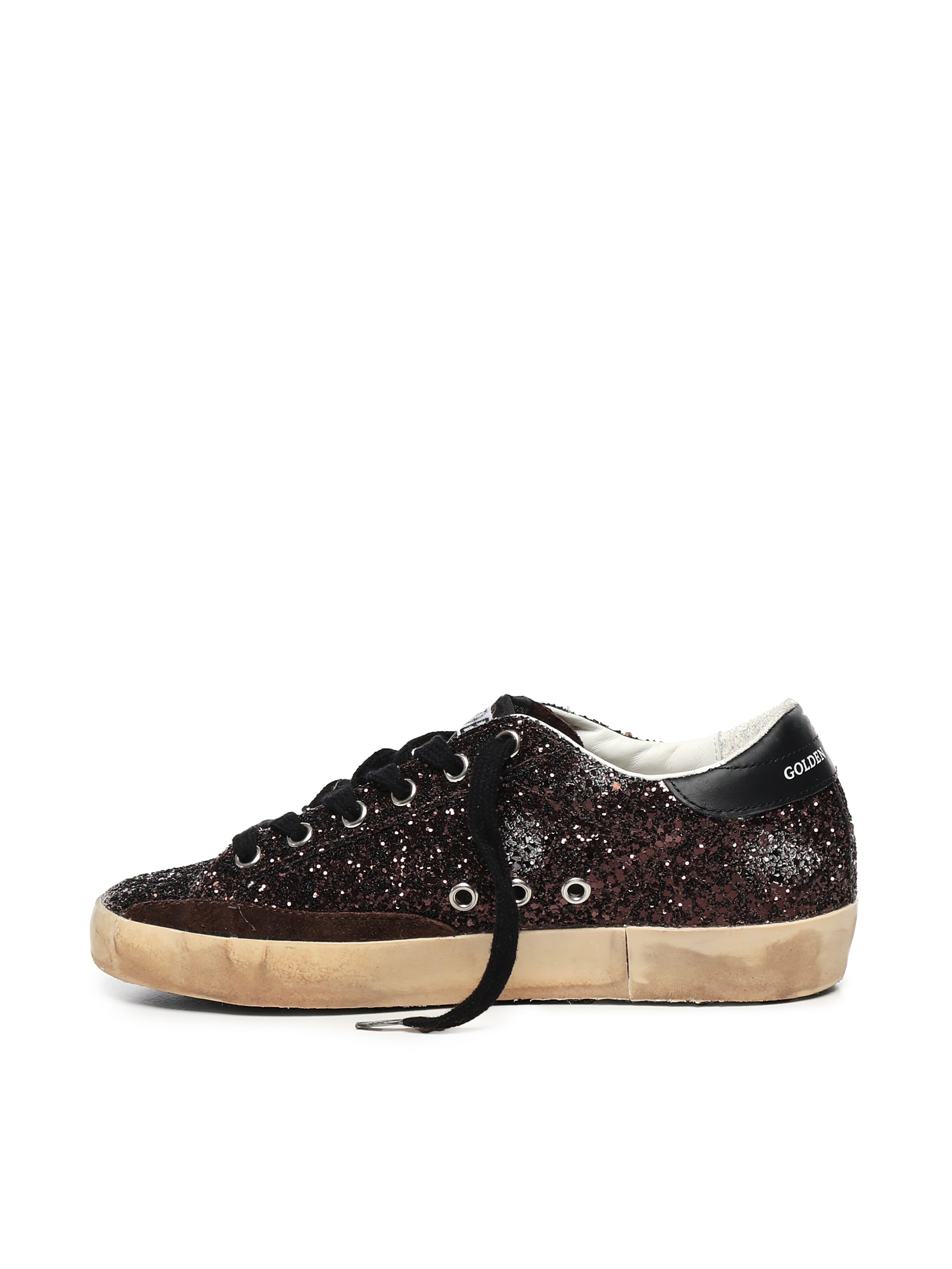 Sneaker Super-Star glitter GWF00101 F00413855523 GOLDEN GOOSE 