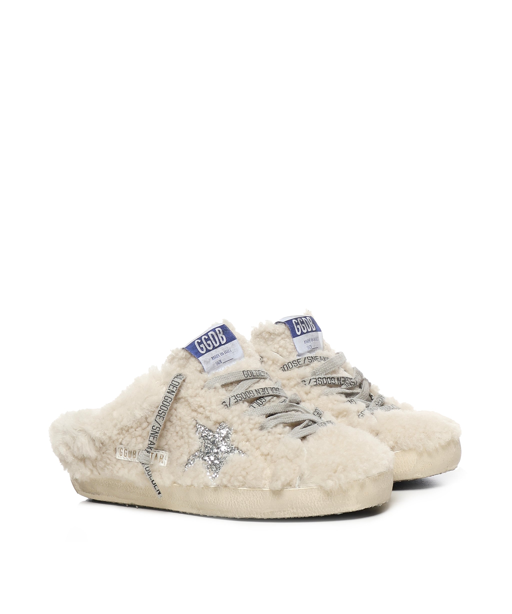 Sneakers Sabot Super-Star in shearling<BR/> GWF00110 F00198710757 GOLDEN GOOSE 