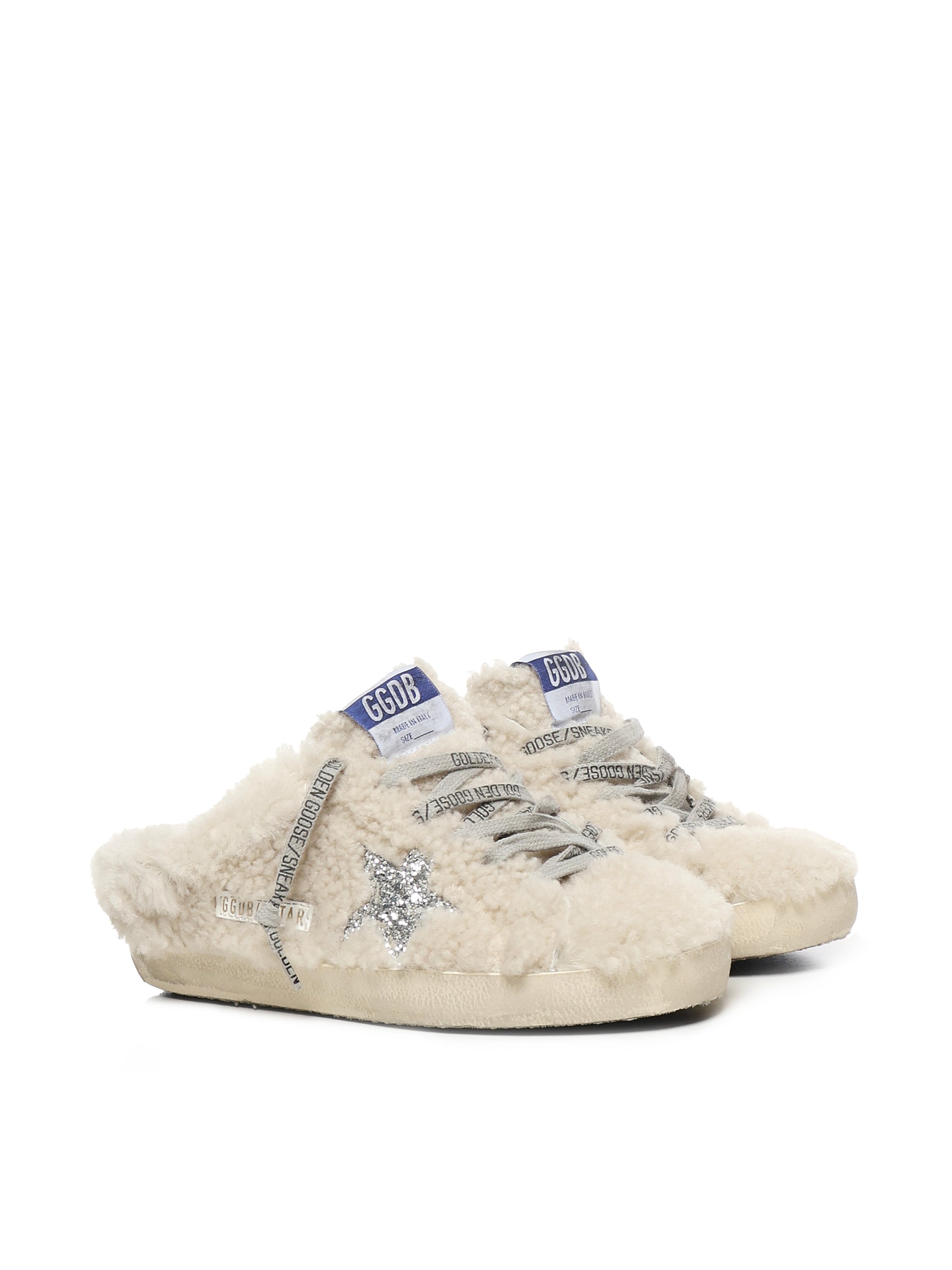 Sneakers Sabot Super-Star in shearling<BR/> GWF00110 F00198710757 GOLDEN GOOSE 