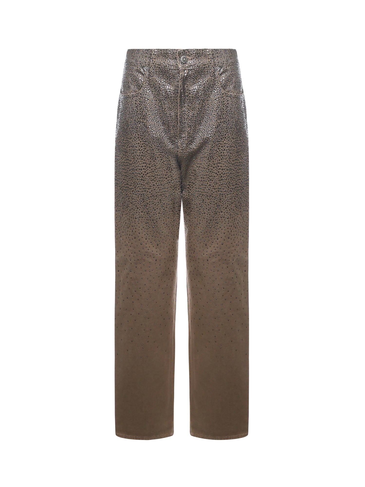 Pantaloni con Swarovski effetto degradè GWP00844 P00207515184 GOLDEN GOOSE 