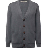 Cardigan in cotone con logo GWP00950 P00066260304 GOLDEN GOOSE 