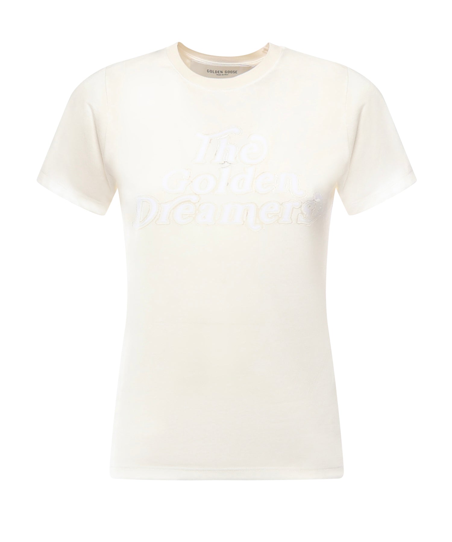 T-shirt con stampa GWP02322 P00211611616 GOLDEN GOOSE 