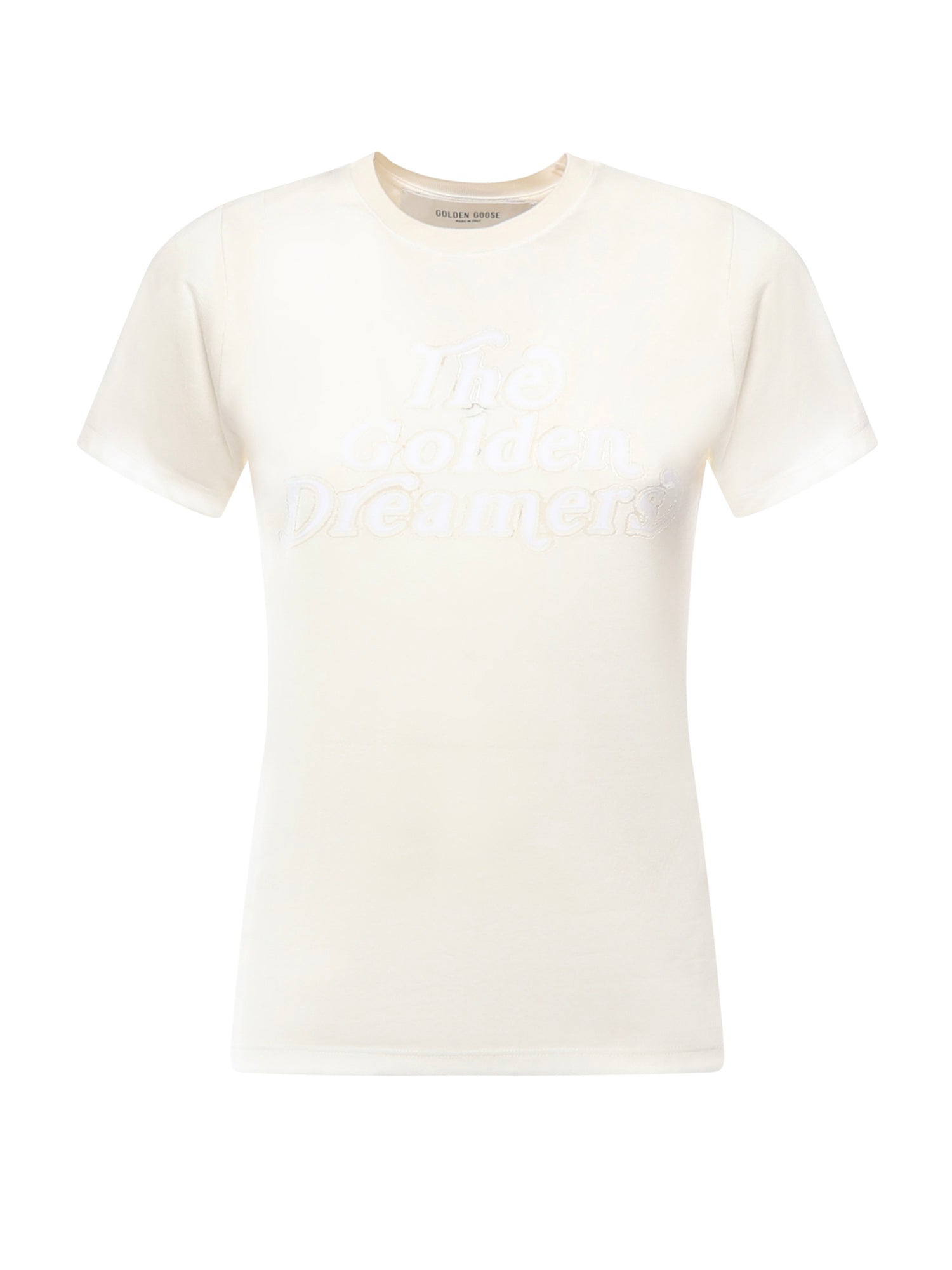 T-shirt con stampa GWP02322 P00211611616 GOLDEN GOOSE 