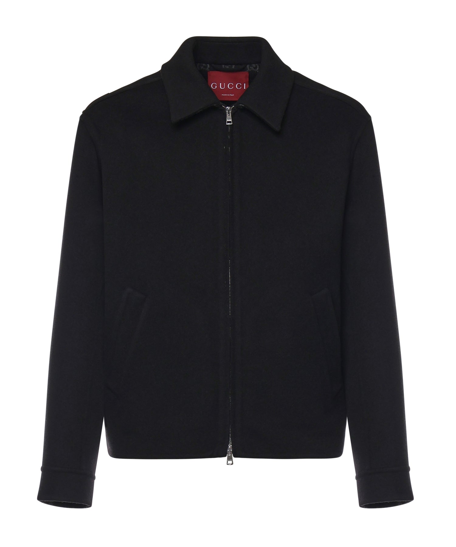 Giacca in lana double con zip 794813 Z7AON1120 GUCCI 