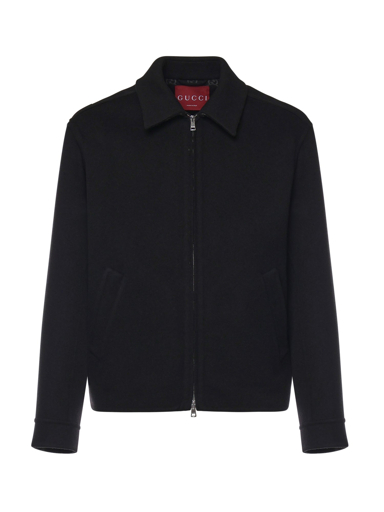 Giacca in lana double con zip 794813 Z7AON1120 GUCCI 