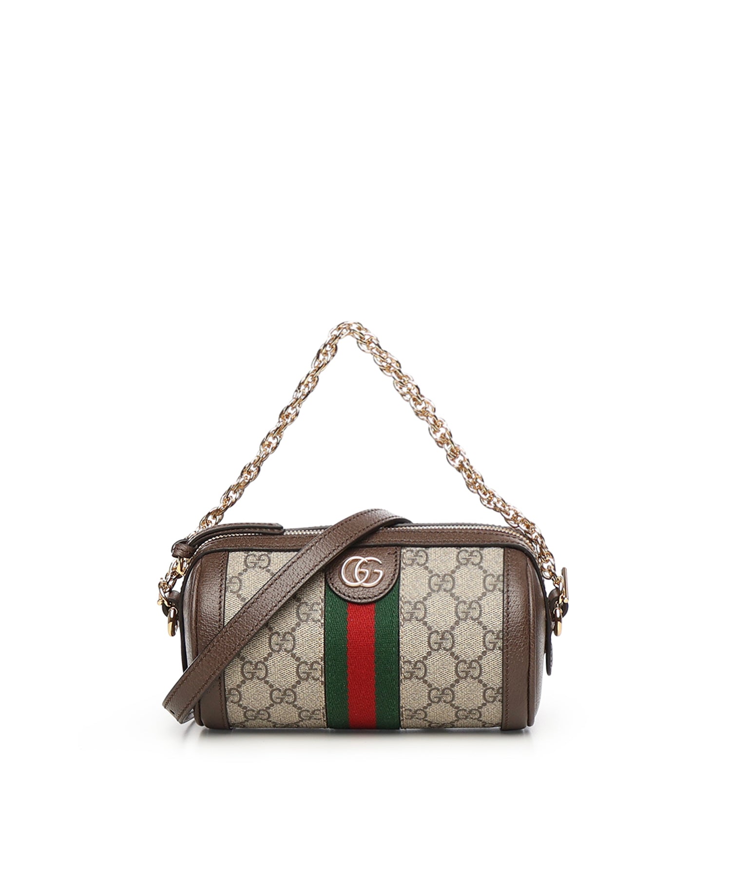 Borsa a cilindro Ophidia mini in tessuto GG 795208 96IWG8745 GUCCI 
