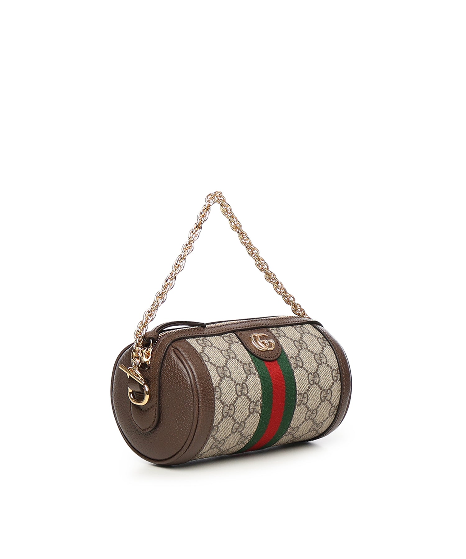 Borsa a cilindro Ophidia mini in tessuto GG 795208 96IWG8745 GUCCI 